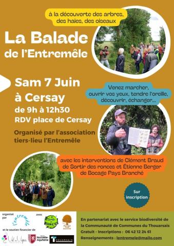 Balade Cersay 7 juin 2025